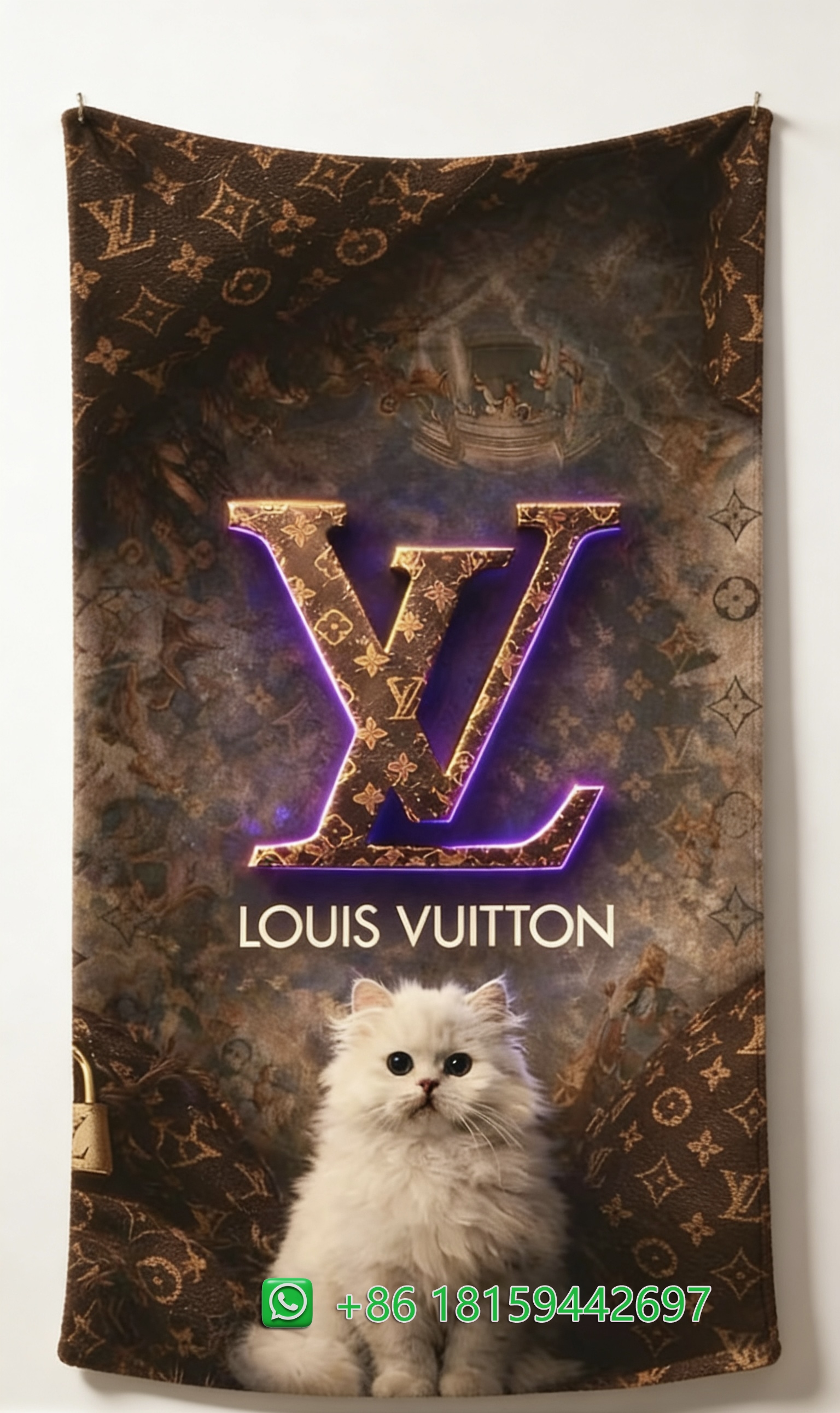 Louis Vuitton Throw Blankets
